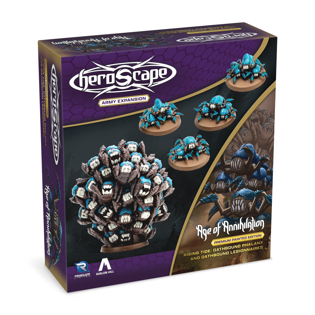 HEROSCAPE RISING TIDE - OATHBOUND PHALANX & OATHBOUND LEGIONNAIRES PREMIUM PAINTED EDITION