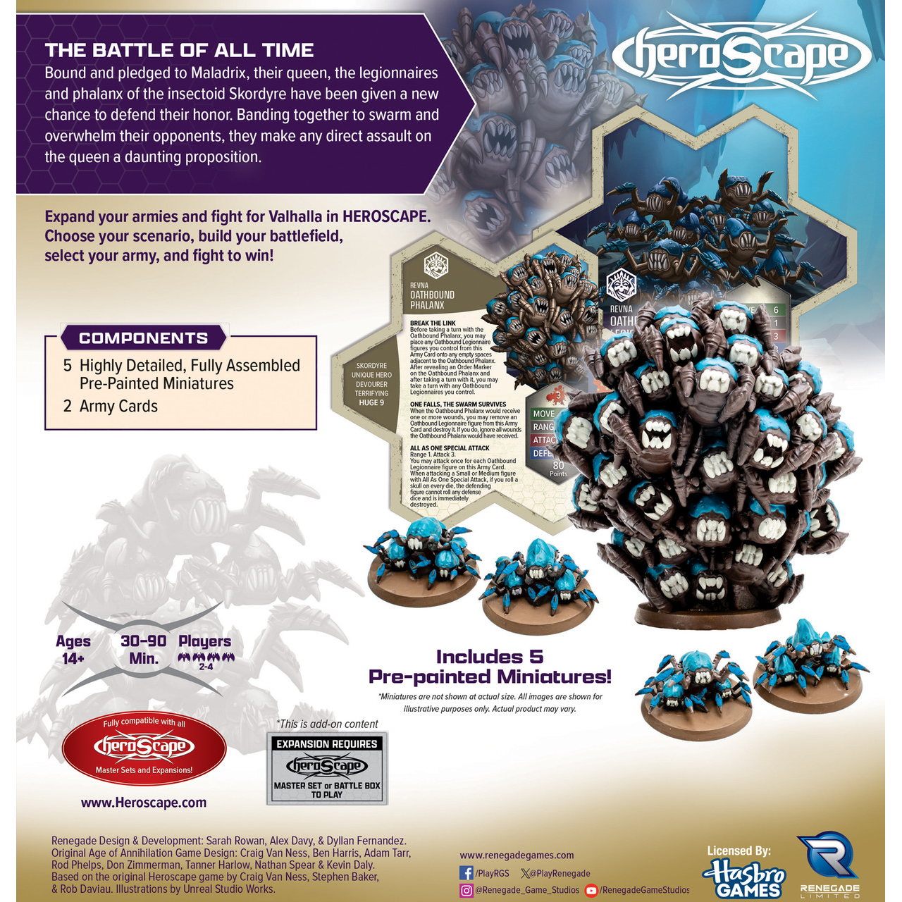 HEROSCAPE RISING TIDE - OATHBOUND PHALANX & OATHBOUND LEGIONNAIRES PREMIUM PAINTED EDITION