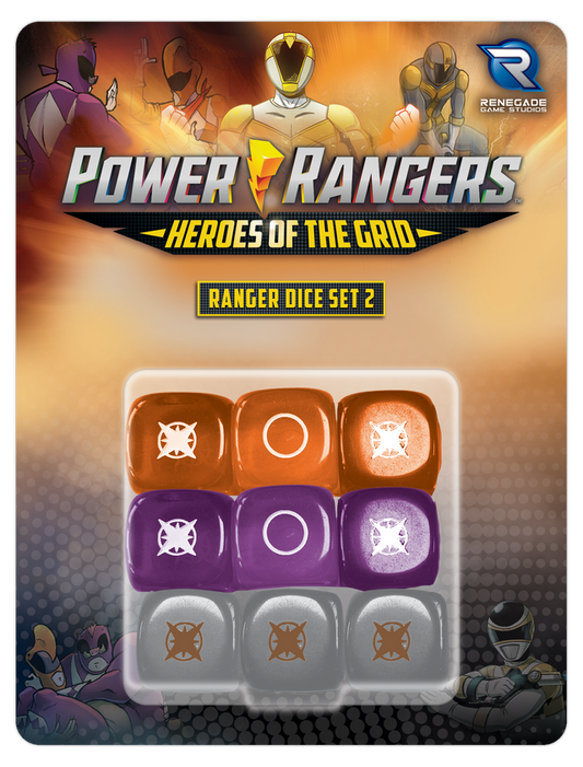 POWER RANGERS HEROES OF THE GRID DICE SET #2