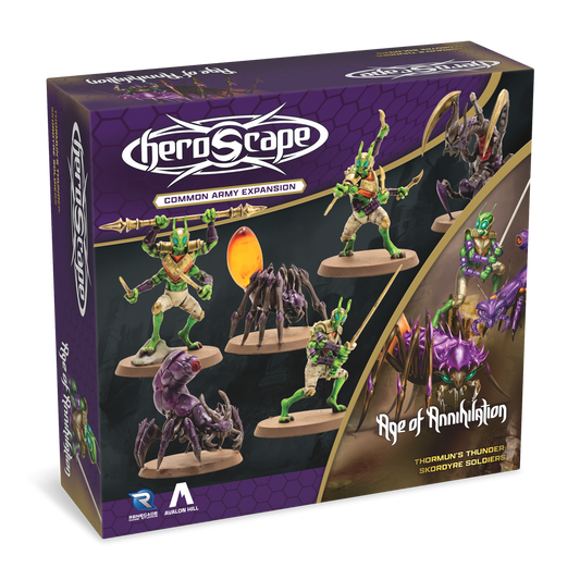 HEROSCAPE THORMUN'S THUNDER SKORDYRE SOLDIERS
