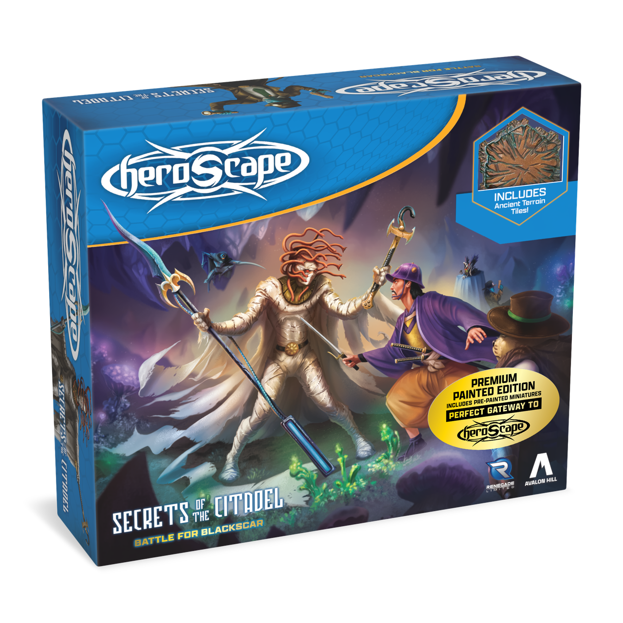 HEROSCAPE BATTLE FOR BLACKSCAR BATTLE BOX PREMIUM PAINTED EDITION