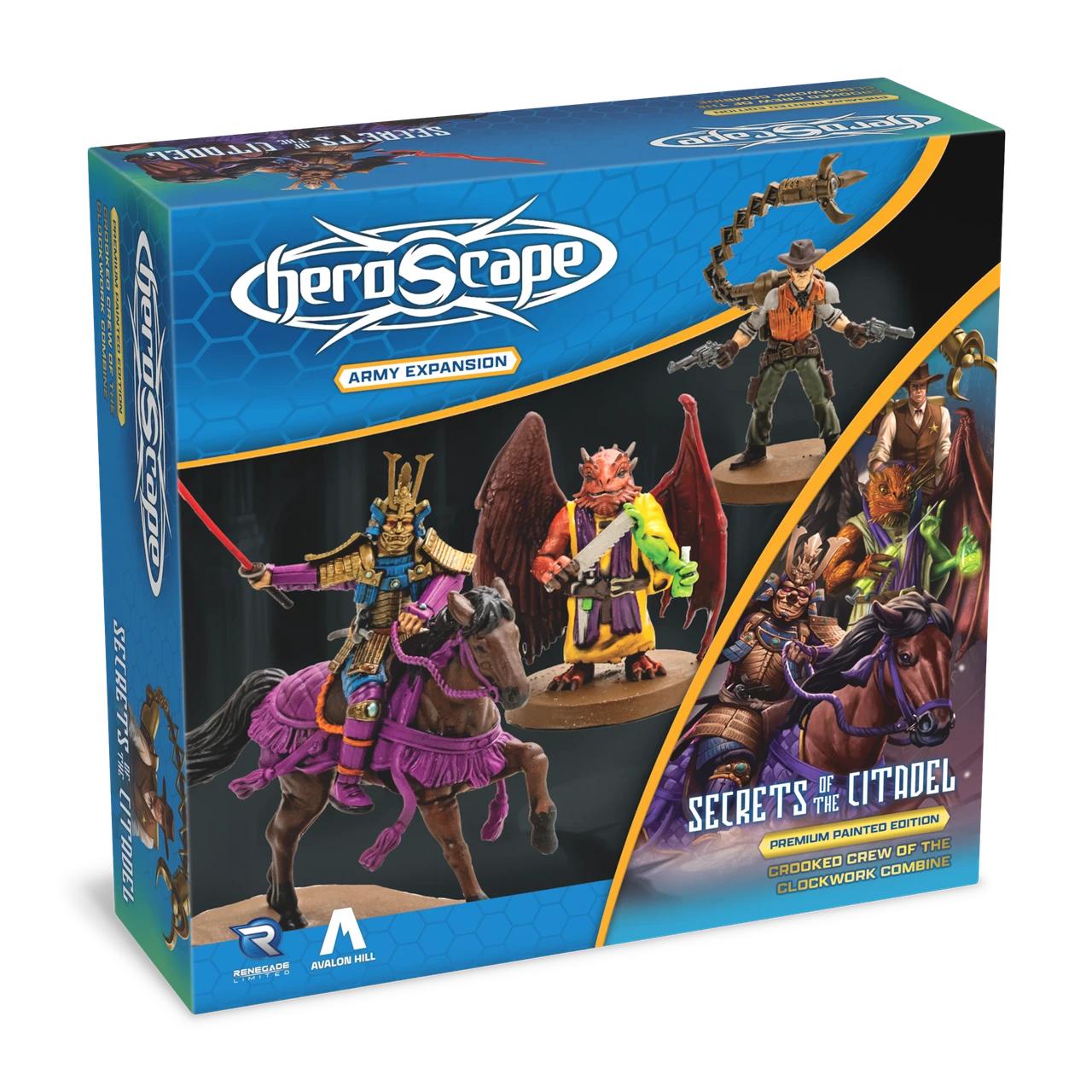 HEROSCAPE SECRETS OF THE CITADEL CROOKED CREW OF THE CLOCKWORK COMBINE PREMIUM PAINTED EDITION