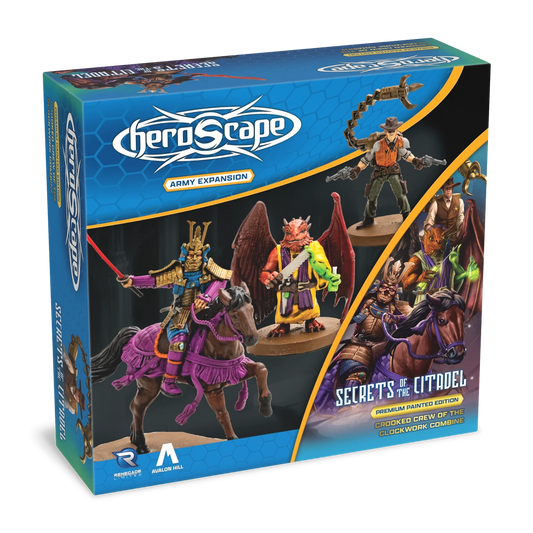 HEROSCAPE SECRETS OF THE CITADEL CROOKED CREW OF THE CLOCKWORK COMBINE PREMIUM PAINTED EDITION
