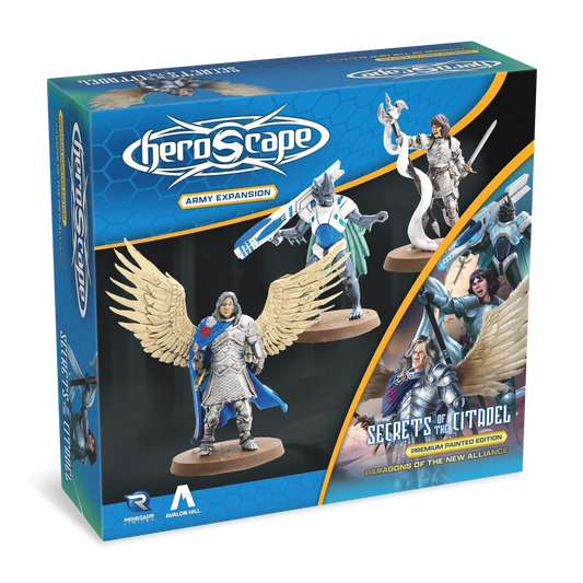 HEROSCAPE SECRETS OF THE CITADEL PARAGONS OF THE NEW ALLIANCE PREMIUM PAINTED EDITION