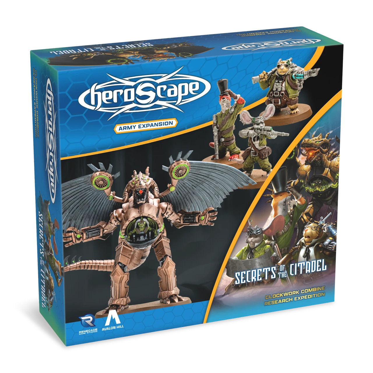 HEROSCAPE SECRETS OF THE CITADEL CLOCKWORK COMBINE RESEARCH EXPEDITION