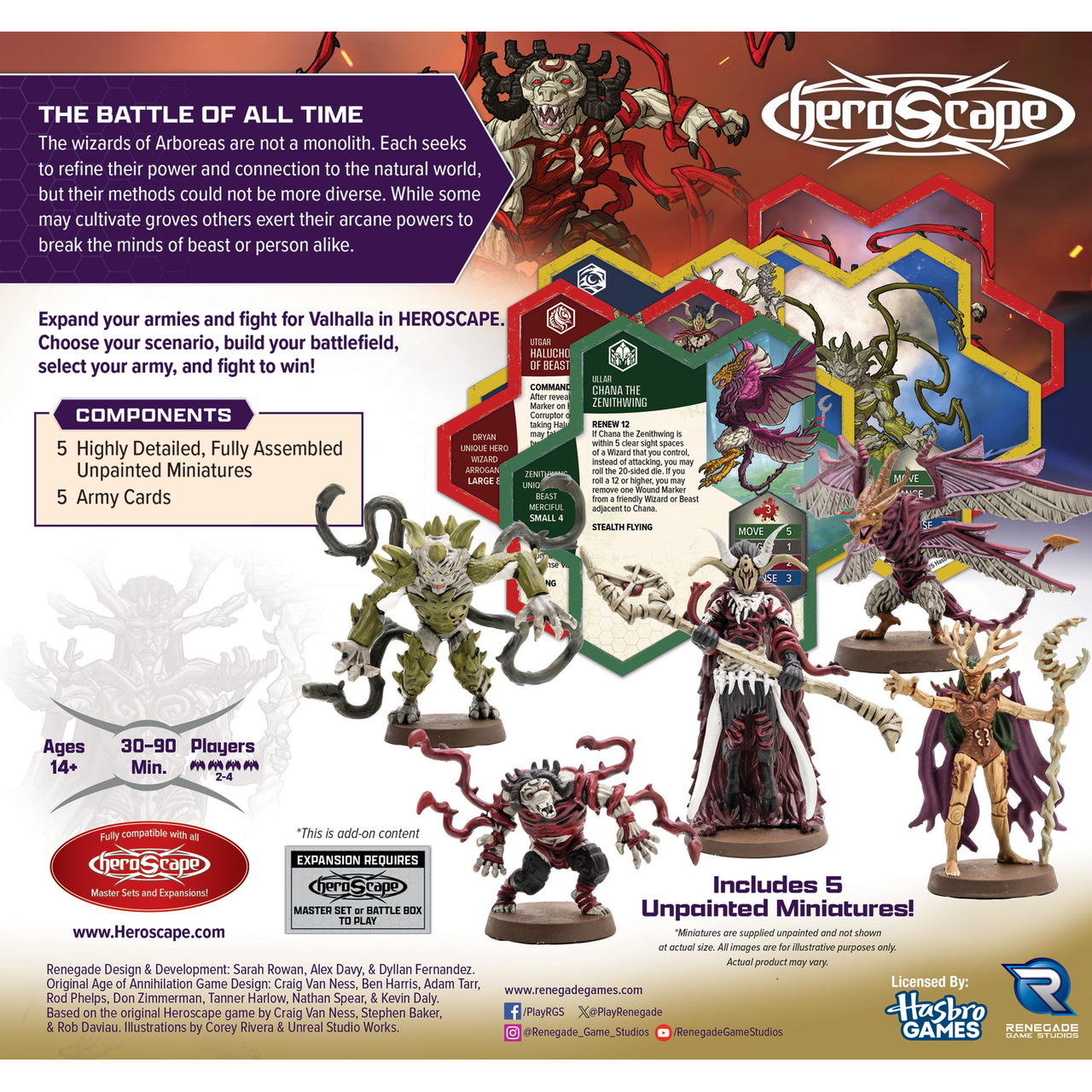 HEROSCAPE HEROES OF ABOREAS ARMY EXPANSION