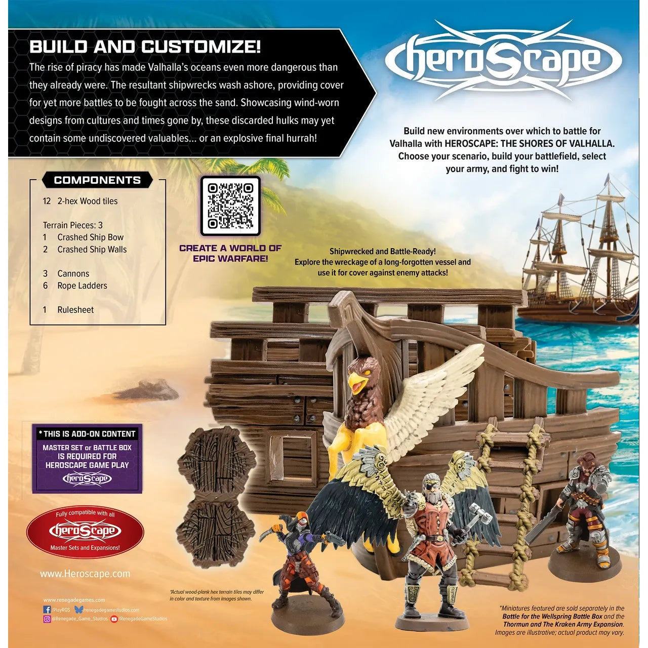 HEROSCAPE THE SHORES OF VALHALLA TERRAIN EXPANSION