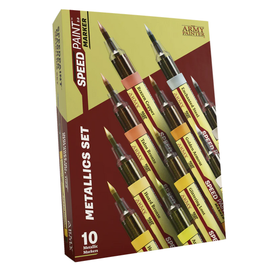 THE ARMY PAINTER SPEEDPAINT MARKER METALLICS SET