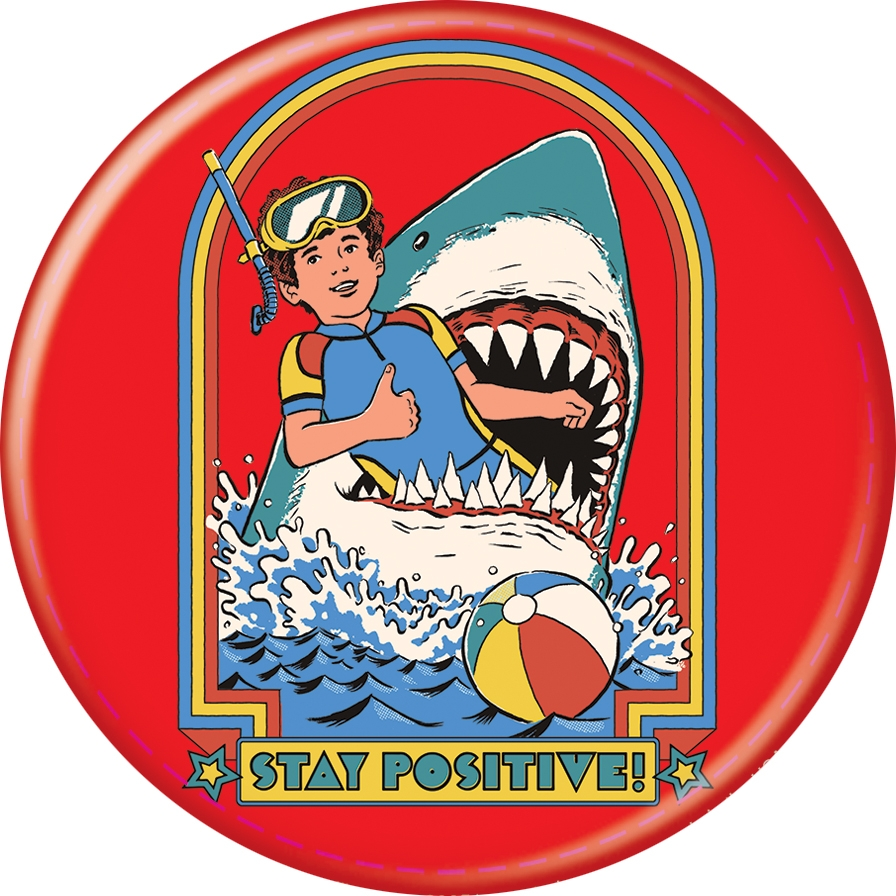 STEVEN RHODES CLASSIC 3 INCH BUTTON