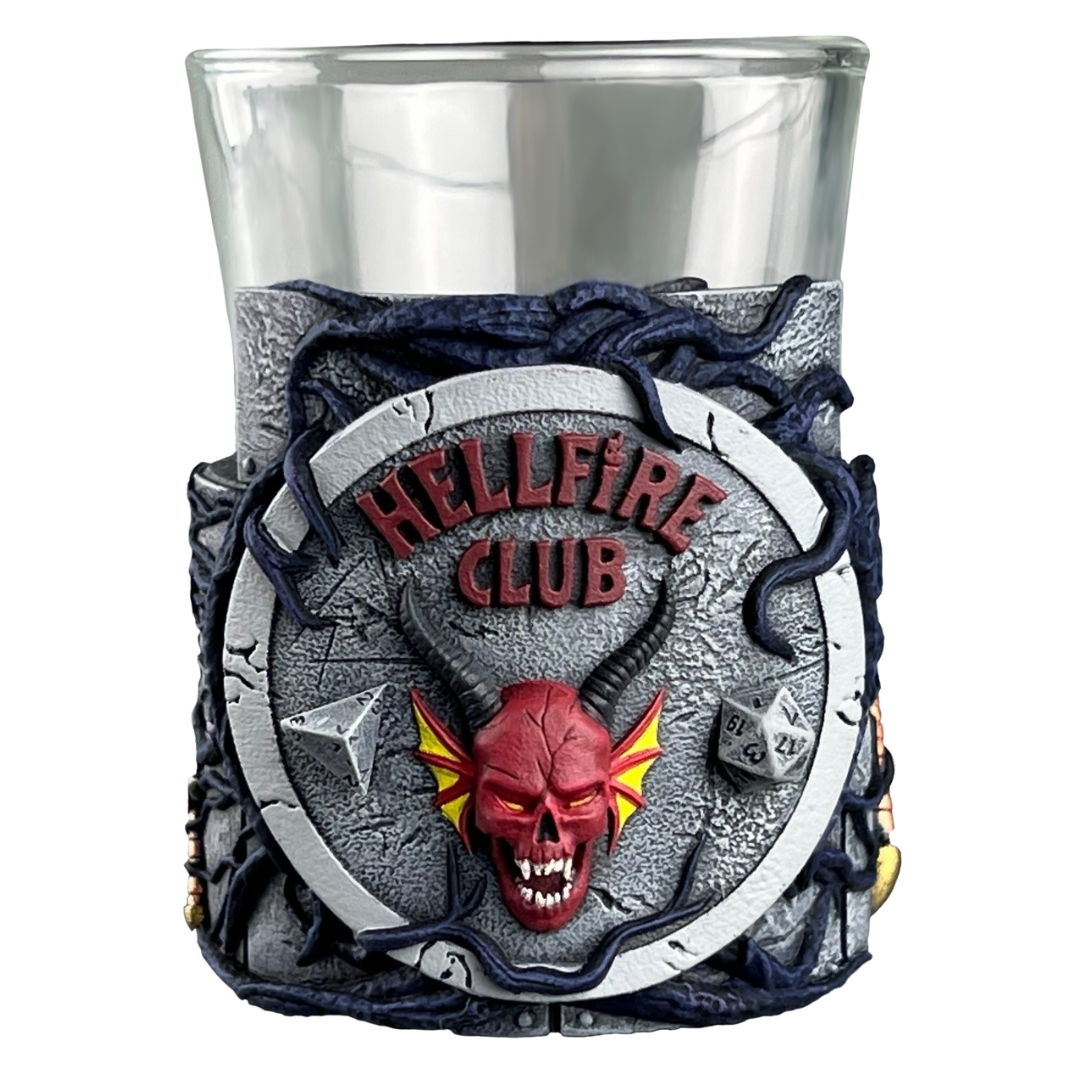 STRANGER THINGS MINI DICE CUPS HELLFIRE CLUB
