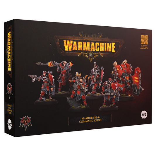 WARMACHINE KHADOR SKS-6 COMMAND CADRE