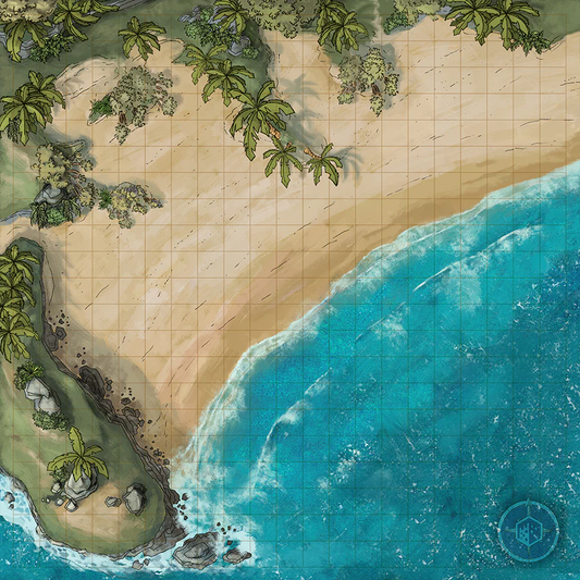 BATTLECLOTH MAP: SANDY BEACH