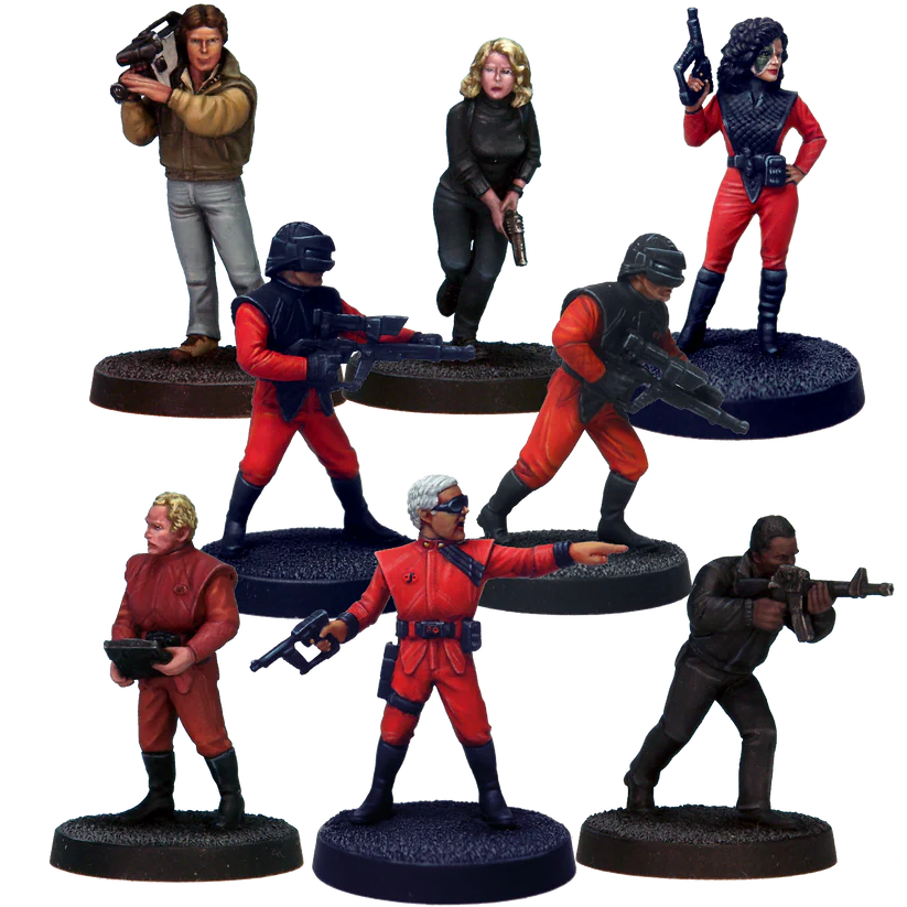 7 TV SCI FI STARTER MINIATURE SET