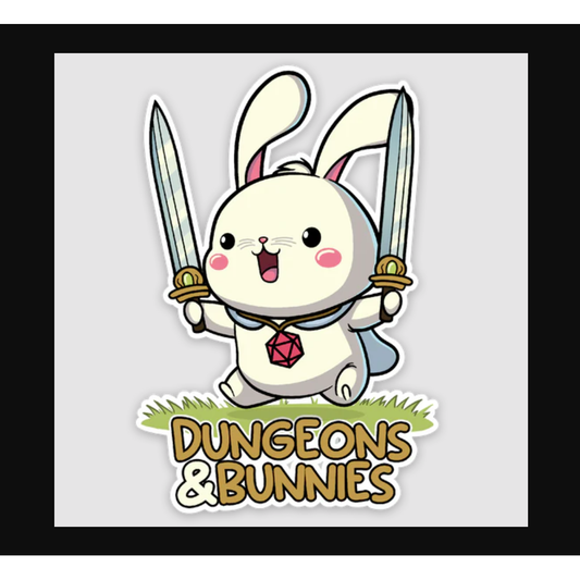 DUNGEONS & BUNNIES VINYL STICKER