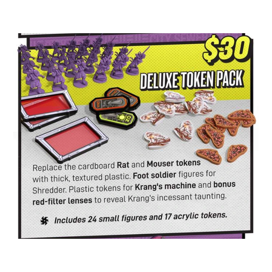 UNMATCHED TEENAGE MUTANT NINJA TURTLES DELUXE TOKEN PACK