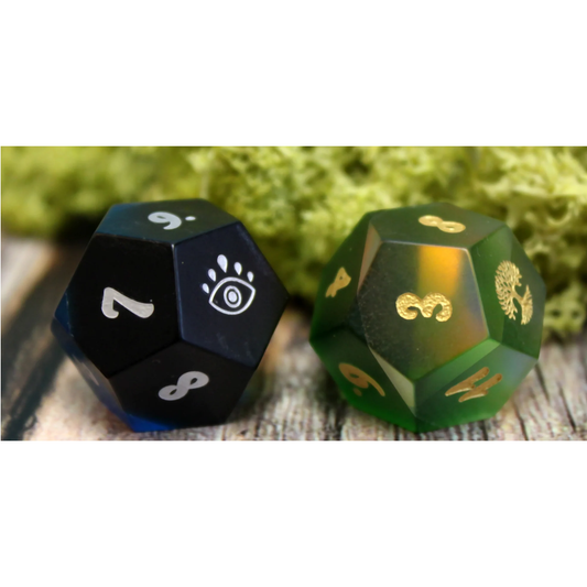 HOPE & FEAR DAGGERHEART GLASS D12 DICE SET