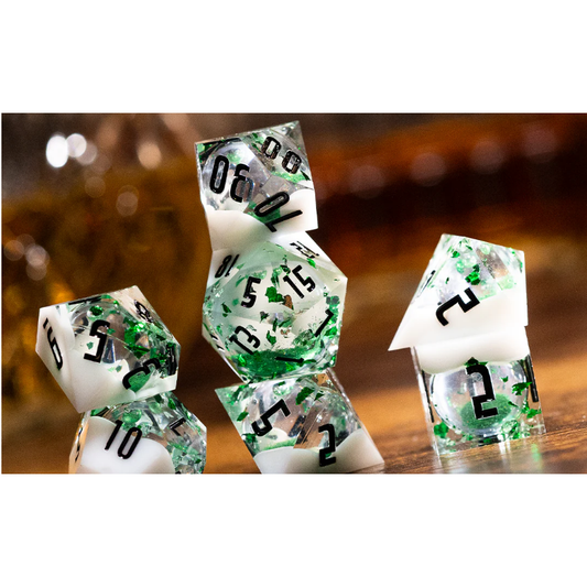 SPEAKEASY LIQUID CORE DICE SET: ABSINTHE DRIP