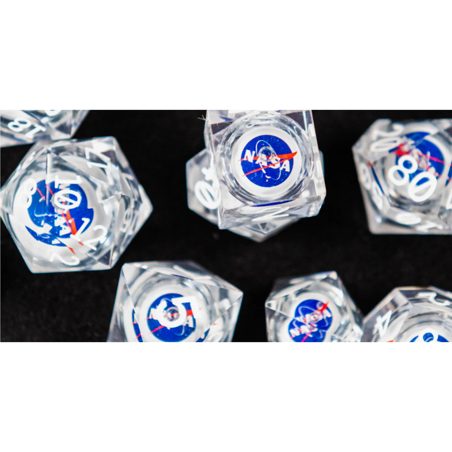 DICETRONAUTS LIQUID CORE BOXED DICE SET