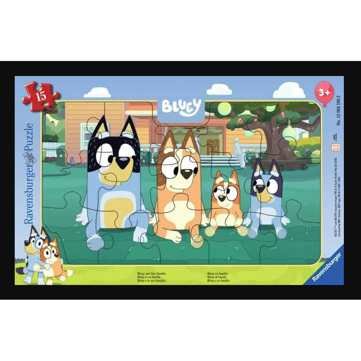 BLUEY & FAMILY 15PC PUZZLE
