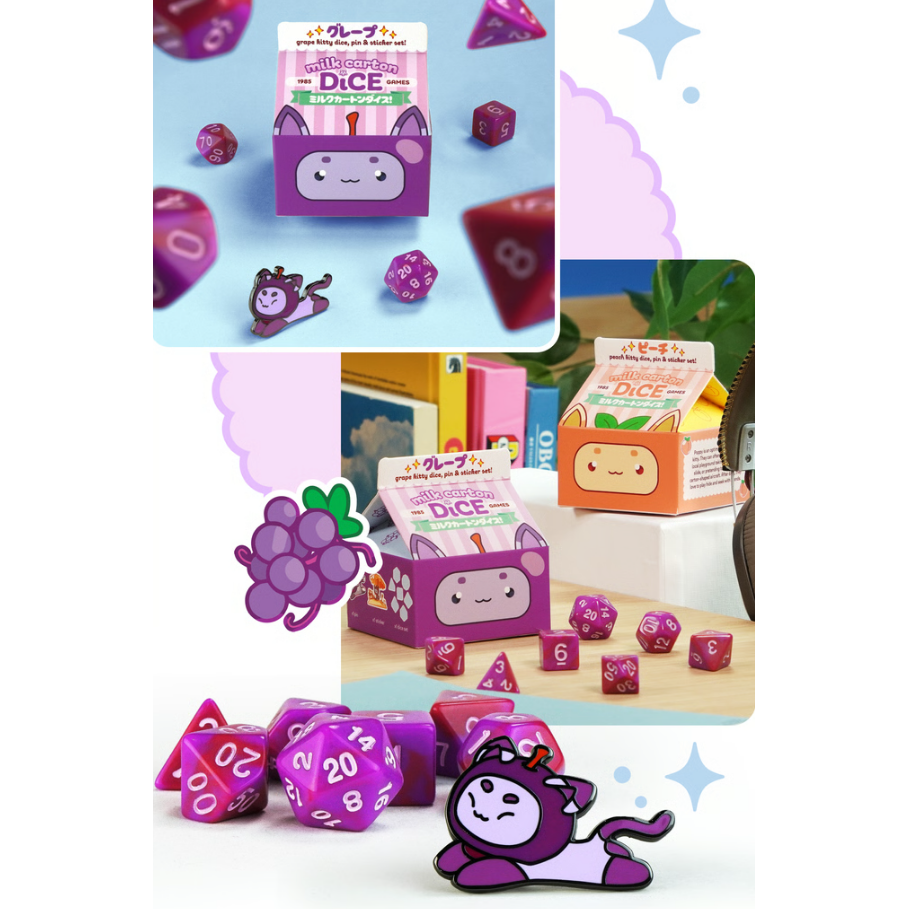FRUIT MEADOWS MILK CARTON DICE
