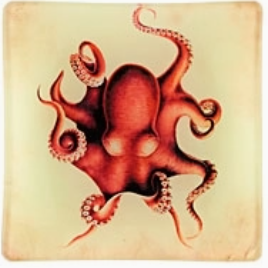 OCTOPUS GLASS TRAY