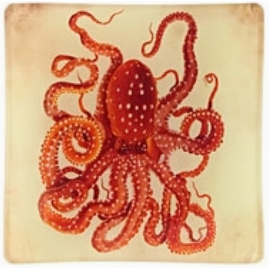 OCTOPUS GLASS TRAY