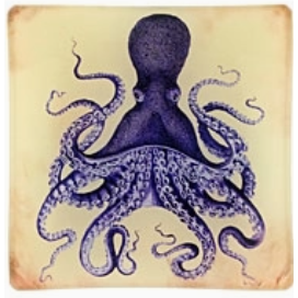 OCTOPUS GLASS TRAY