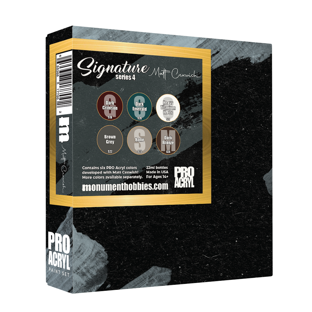 PRO ACRYL SIGNATURE SERIES 4 MATT CEXWISH PAINT SET