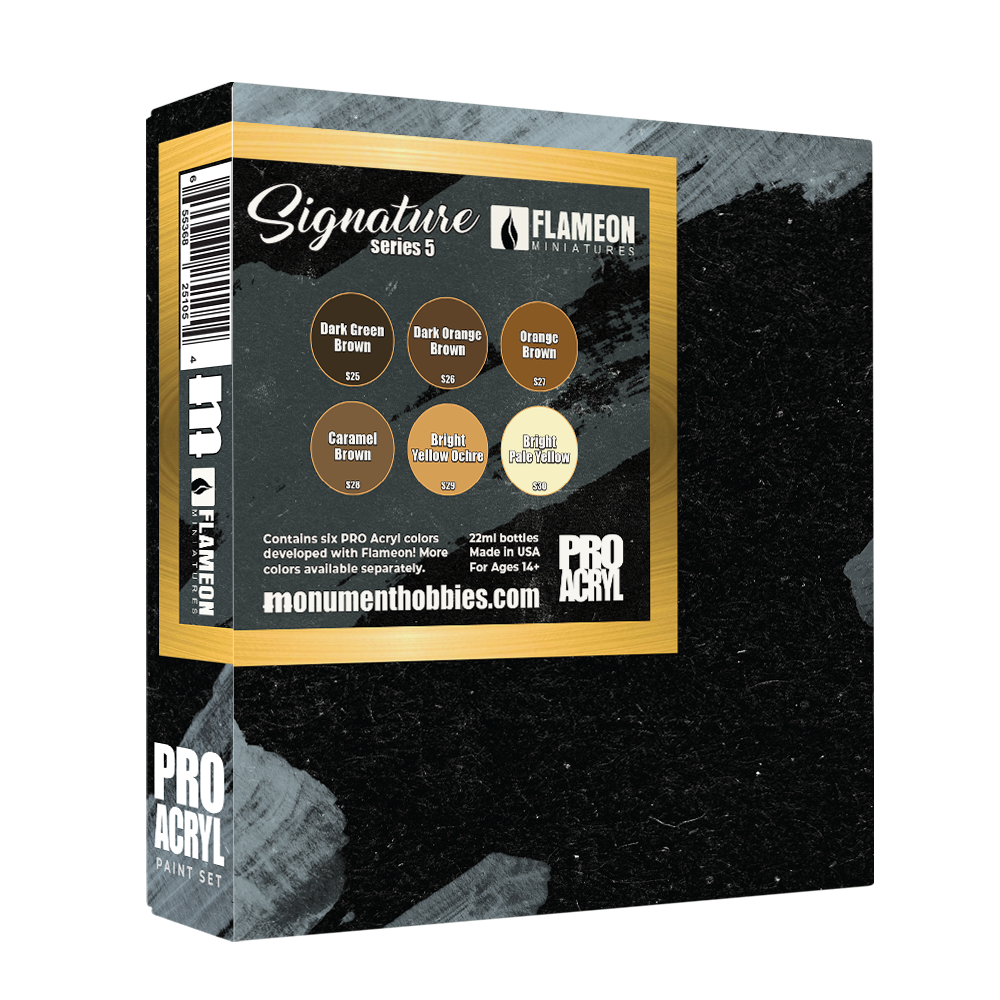 PRO ACRYL SIGNATURE SERIES 5 FLAMEON PAINT SET
