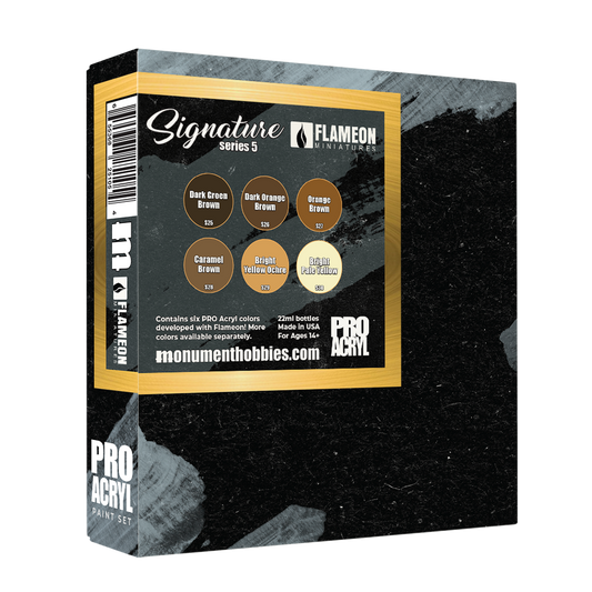 PRO ACRYL SIGNATURE SERIES 5 FLAMEON PAINT SET