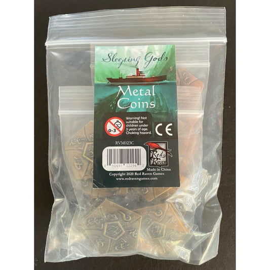 SLEEPING GODS METAL COINS