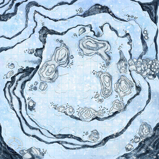 BATTLECLOTH MAP: SNOWCAP SUMMIT