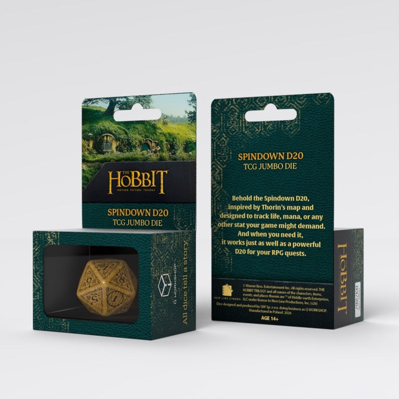 THE HOBBIT TCG JUMBO D20 SPINDOWN SOLARIS