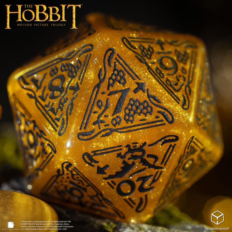 THE HOBBIT TCG JUMBO D20 SPINDOWN SOLARIS