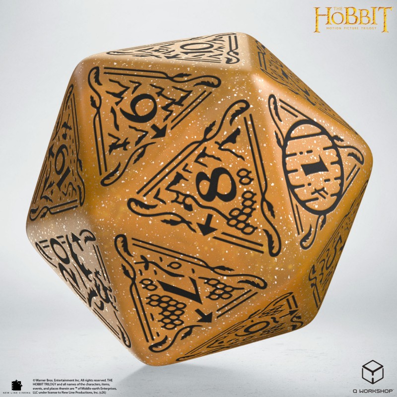 THE HOBBIT TCG JUMBO D20 SPINDOWN SOLARIS