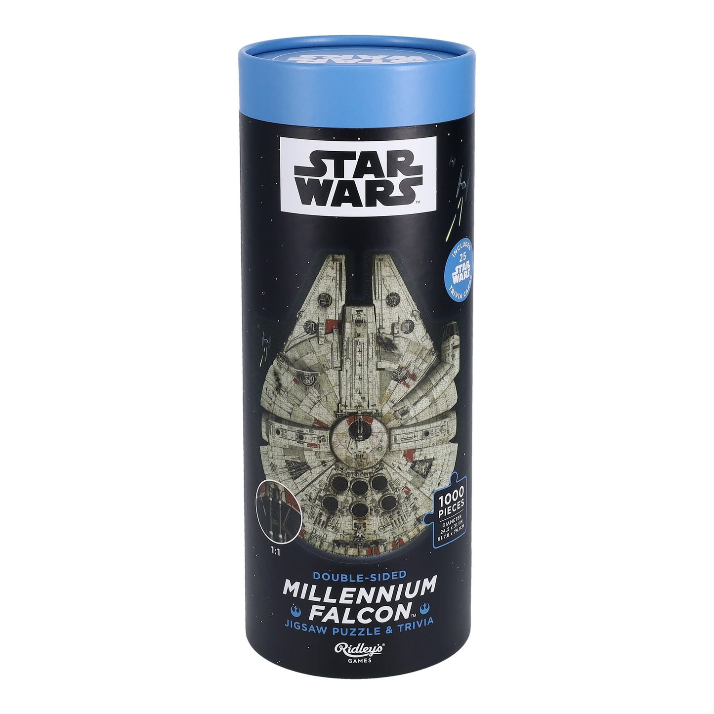 STAR WARS MILLENIUM FALCON JIGSAW PUZZLE & TRIVIA