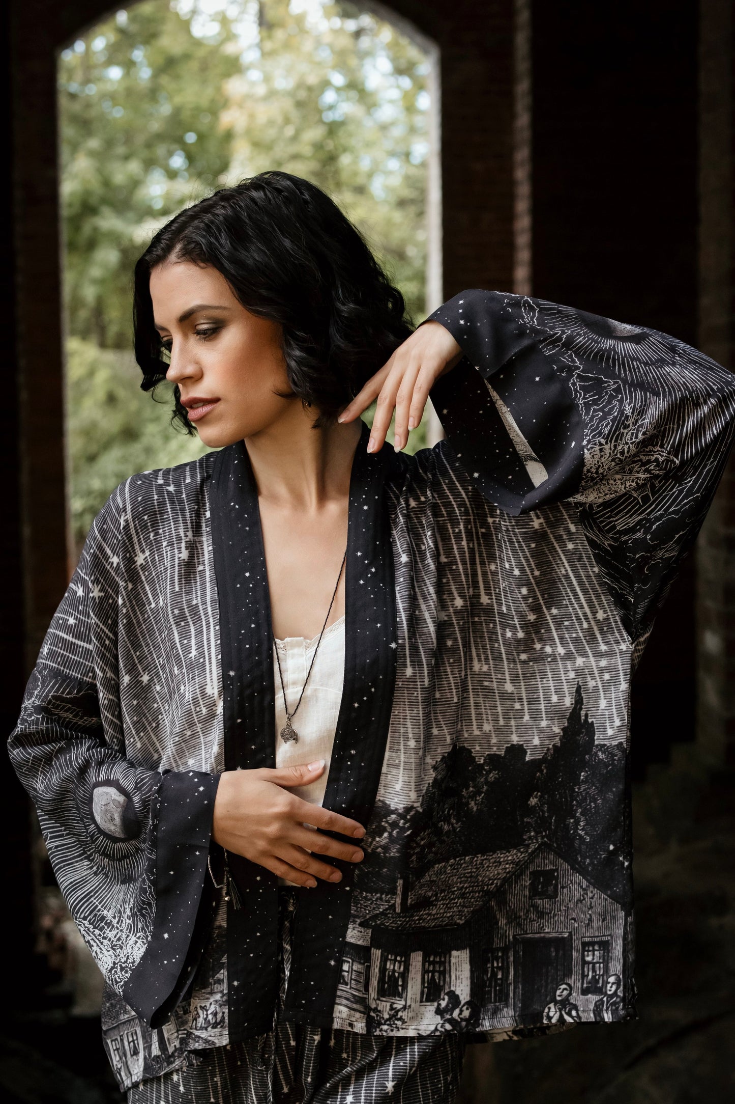 STARGAZER PIXIE DUSTER CROPPED KIMONO BY MARKET OF STARS
