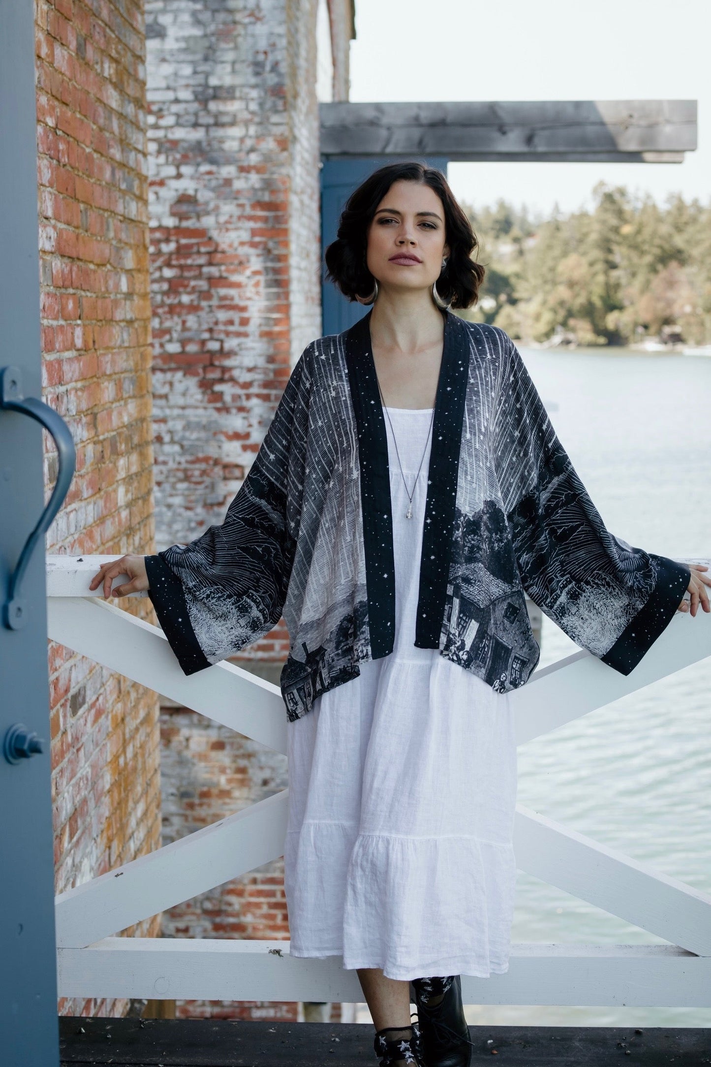 STARGAZER PIXIE DUSTER CROPPED KIMONO BY MARKET OF STARS