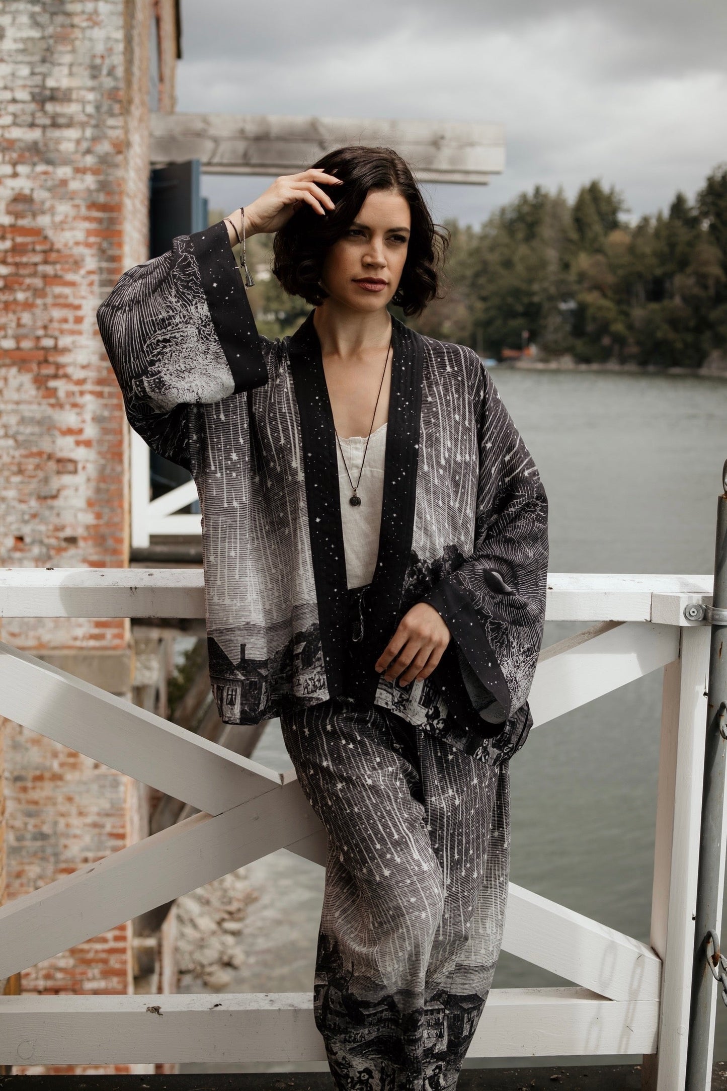 STARGAZER PIXIE DUSTER CROPPED KIMONO BY MARKET OF STARS