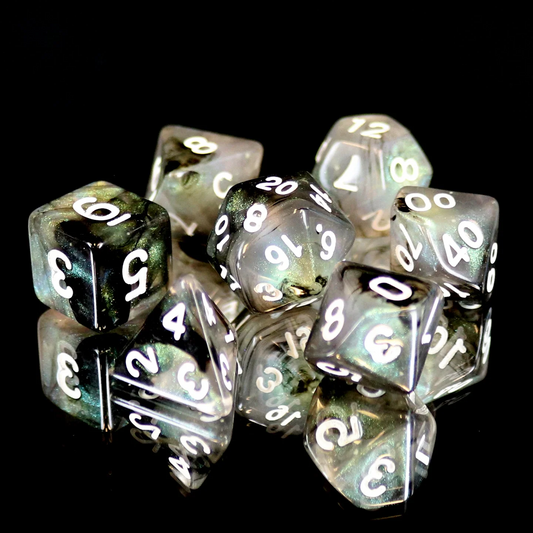 STELLAR EXPLOSION 7PC RPG DICE SET