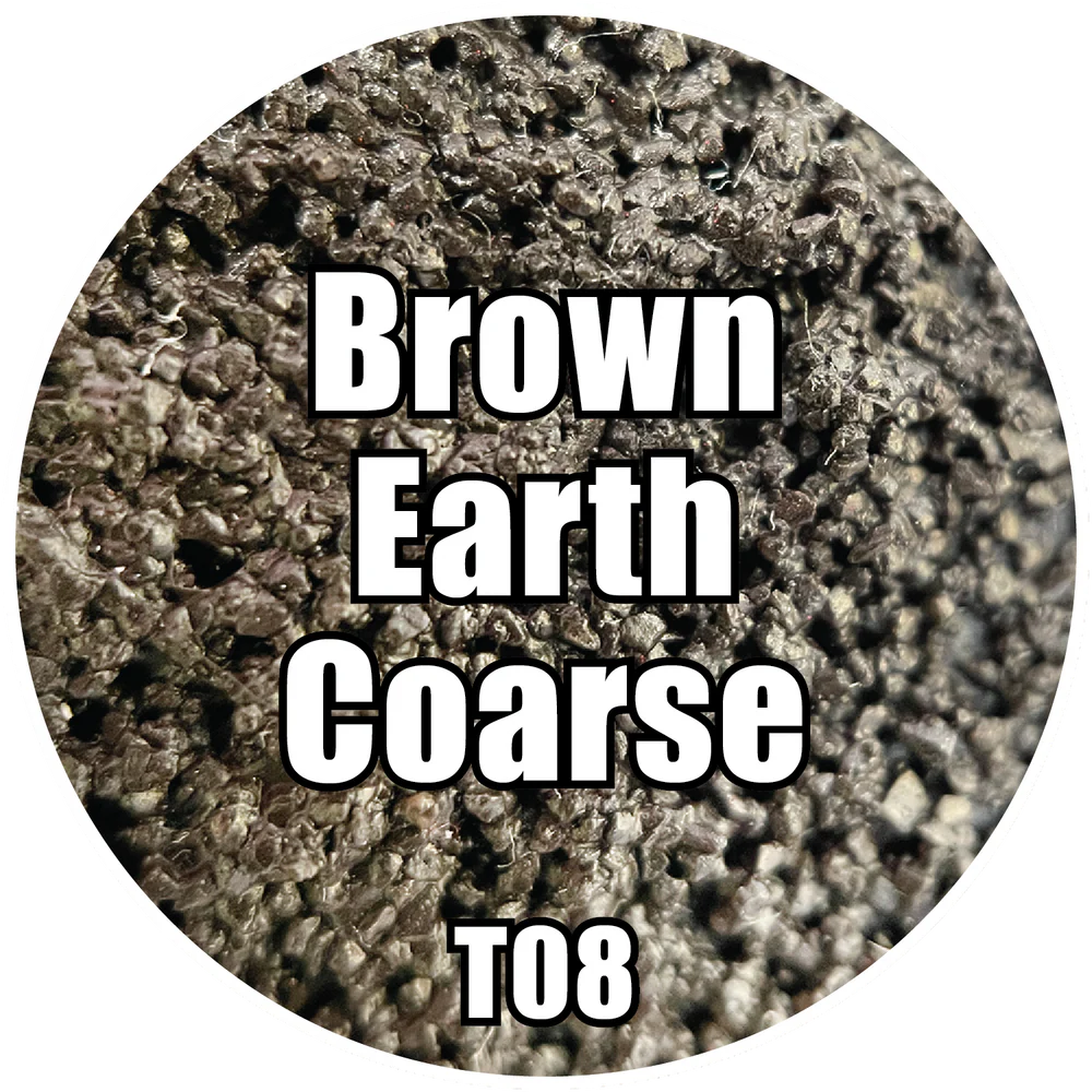 PRO ACRYL BASING TEXTURES - BROWN EARTH COARSE 120ML TUBE
