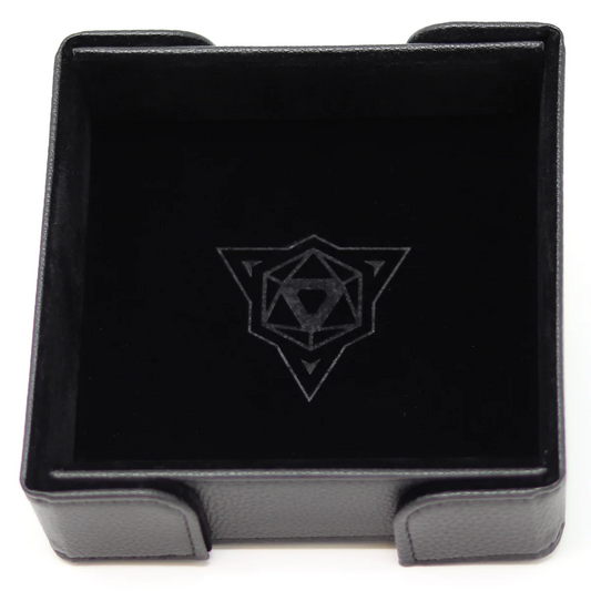 MAGNETIC SQUARE DICE TRAY: BLACK VELVET