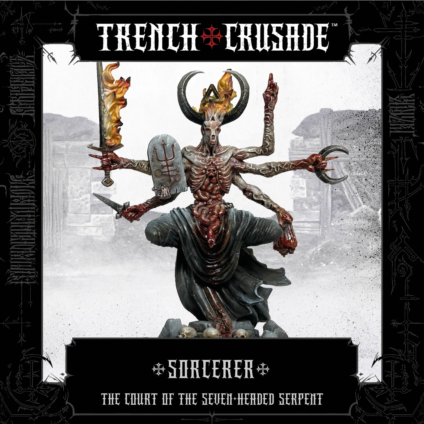 TRENCH CRUSADE COURT OF THE 7-HEADED SERPENT SORCERER