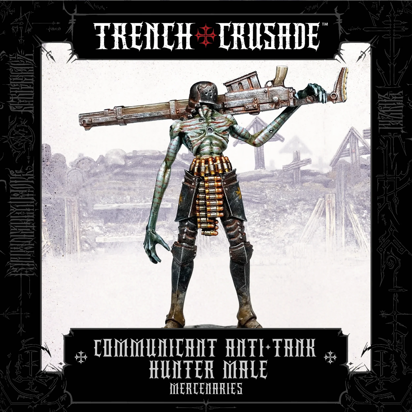 TRENCH CRUSADE MERCENARIES COMMUNICANT ANTI-TANK HUNTER (MALE)