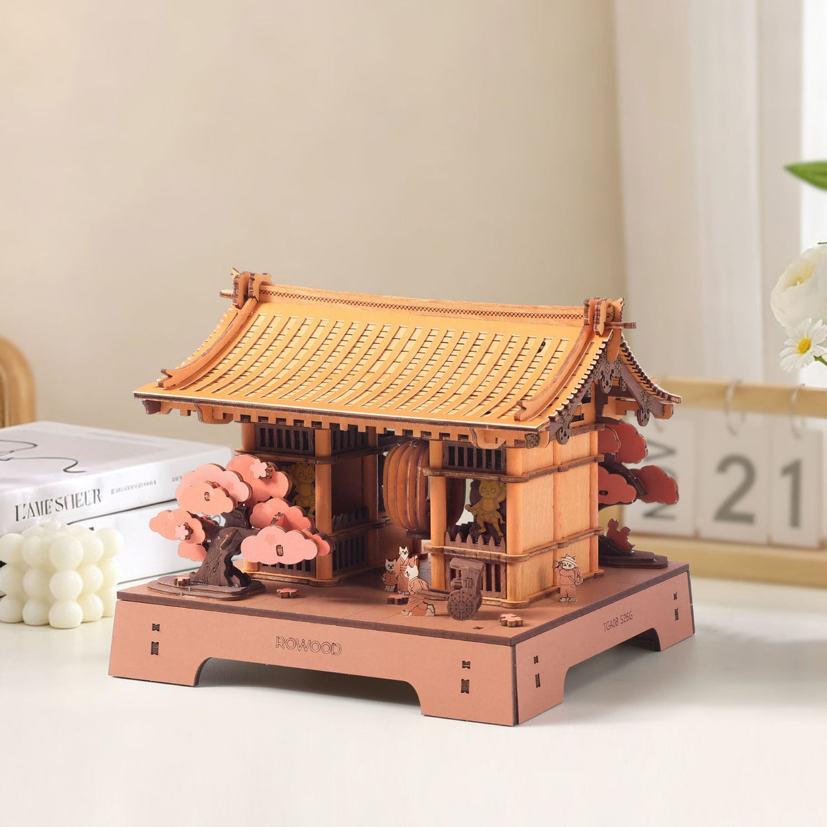 ROWOOD SACRED SAKURA TEMPLE WOODEN 3D PUZZLE (TGA08)
