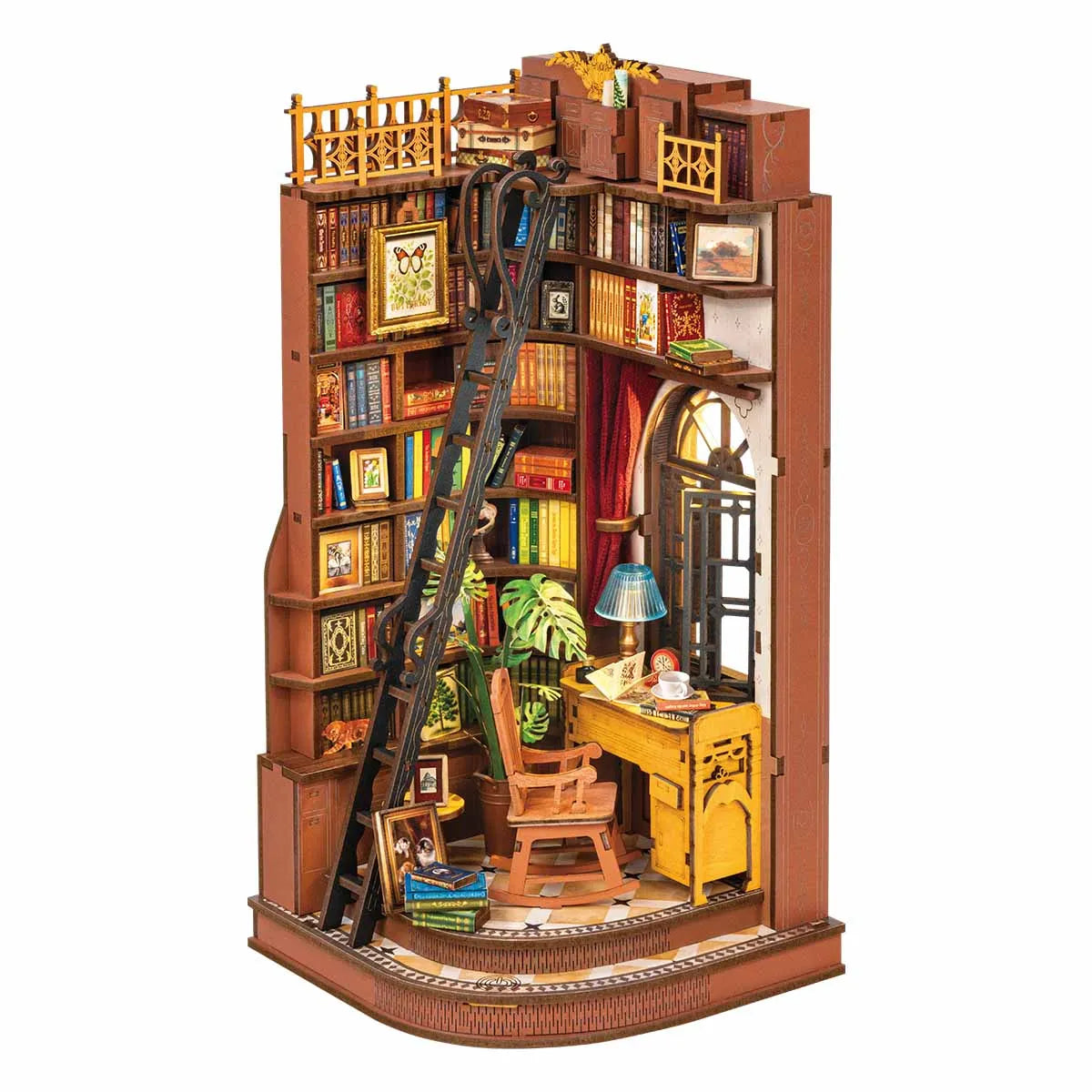 SILENT CORNER STUDY DIY BOOK NOOK KIT (TGE02)