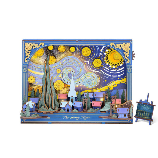 THE STARRY NIGHT 3D WOODEN PUZZLE