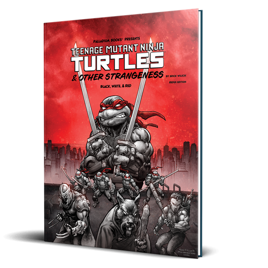 TEENAGE MUTANT NINJA TURTLES & OTHER STRANGENESS RPG BLACK, WHITE, & RED