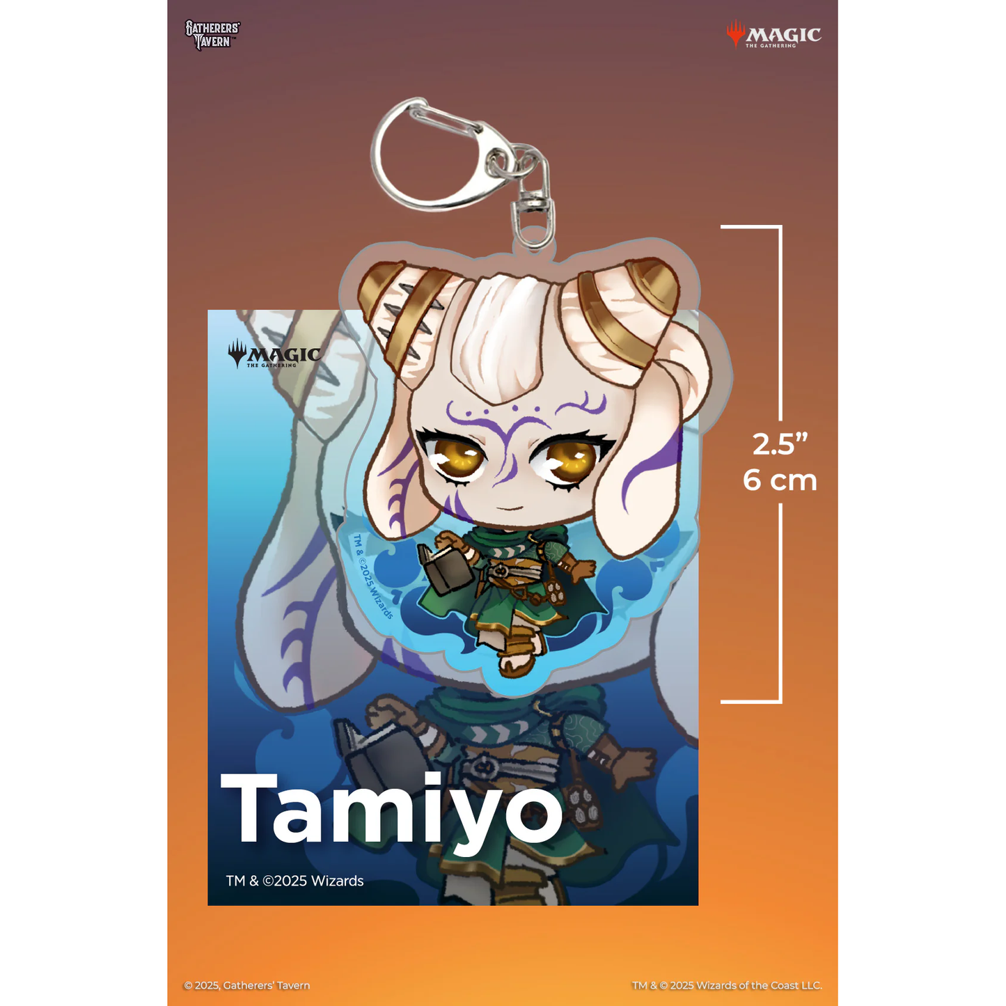 MTG PLANESWALKER ACRYLIC KEYCHAIN