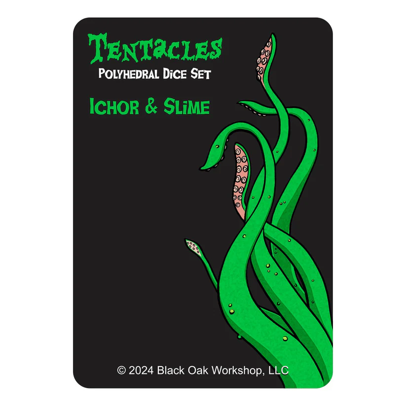 POLY DICE SET 7PC TENTACLES ICHOR & SLIME